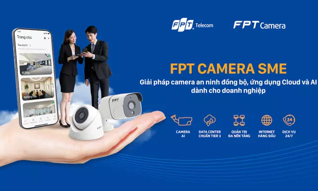 Sản phẩm FPT Camera SME là lựa chọn tối ưu cho doanh nghiệp vừa và nhỏ tại Việt Nam. Ảnh: ĐVCC