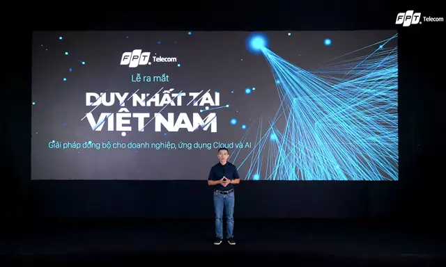 CEO Hoàng Việt Anh đặt sự tin tưởng rất lớn vào sản phẩm mới của Viễn thông nhà F. Ảnh: ĐVCC